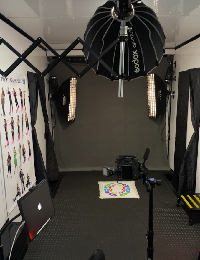 CP Photo mobile photography trailer — interior